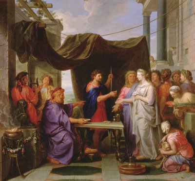 The Wedding of Moses and Zipporah by Charles Le Brun